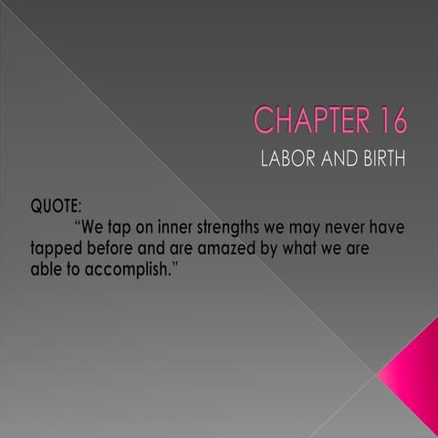 Ch16 laborandbirth