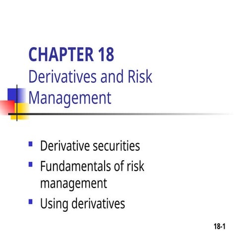derivatives options futures invesement analysis course