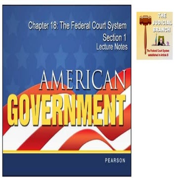 Ch18 Judicial Branch