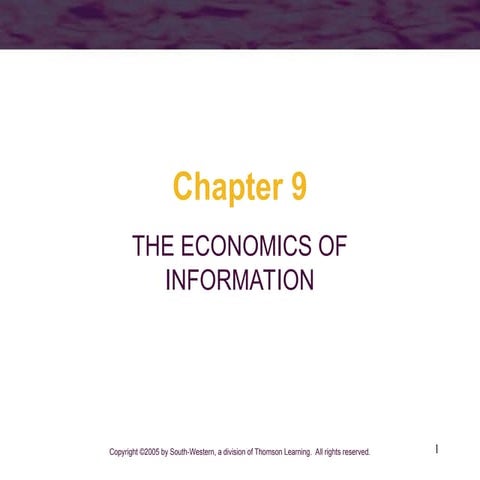 ch19. Economic Information microecnomics.ppt