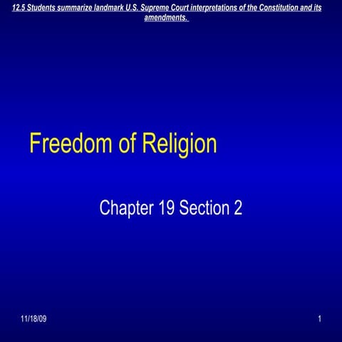 Ch 19 Sec 2 Religion