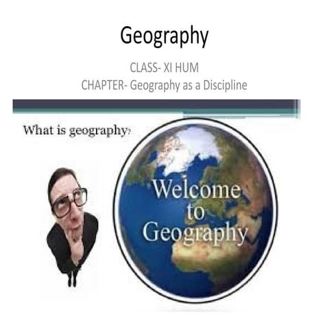Definition, scope & purpose of Geography | PPT