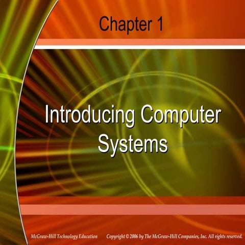 Ch1 introducing computer systems | PPTX | Desktops | Computing