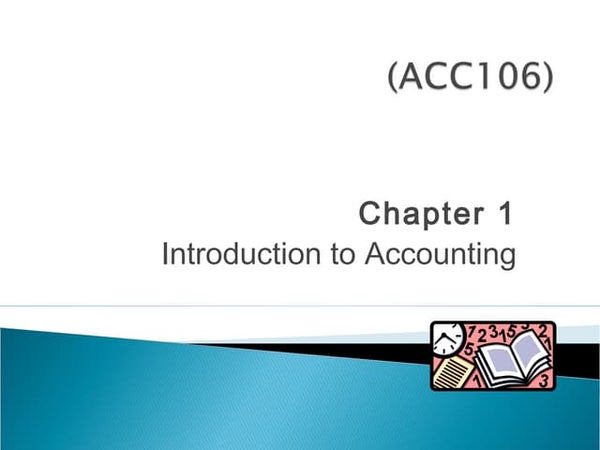 Introduction To Accounting Chapter 1 New Introduction To Accounting Chapter 1 New
