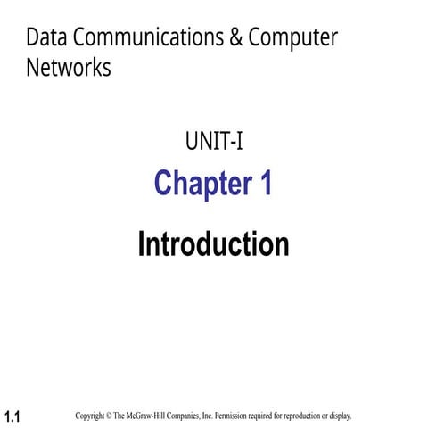 computer networks chapter 1 presentation