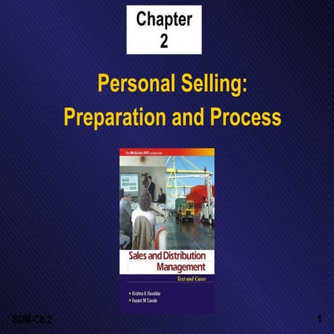 Ch2: Personal Selling:  Preparation and Process