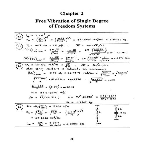 Mechanical Vibrations by SS Rao 4th Edition Solution manual chapter 02