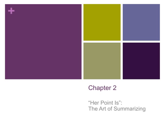 They Say, I Say: Chapter 1