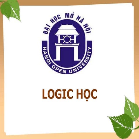 CHỦ ĐỀ 2. CÁC QUY LUẬT CƠ BẢN CỦA LOGIC HÌNH THỨC.ppt