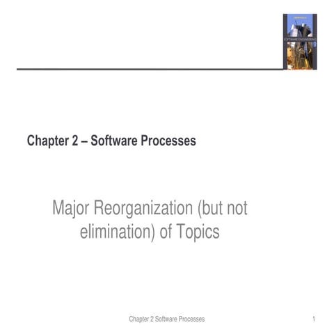 Software Process - Major Reorganization in Software Deve