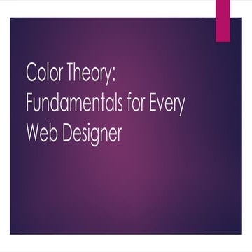 Color Theory Fundamentals for Every Web Designer
