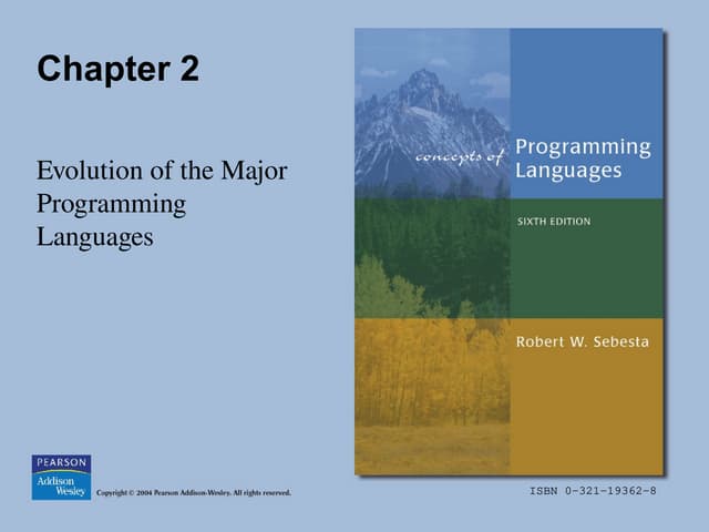 Evolution of the Major Programming Languages