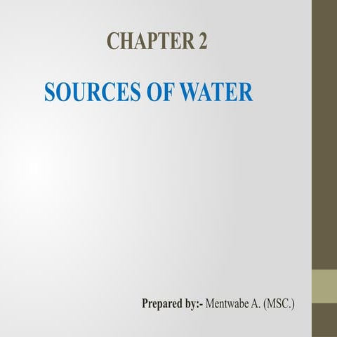 Chapter 2 source of water for water supply.pptx
