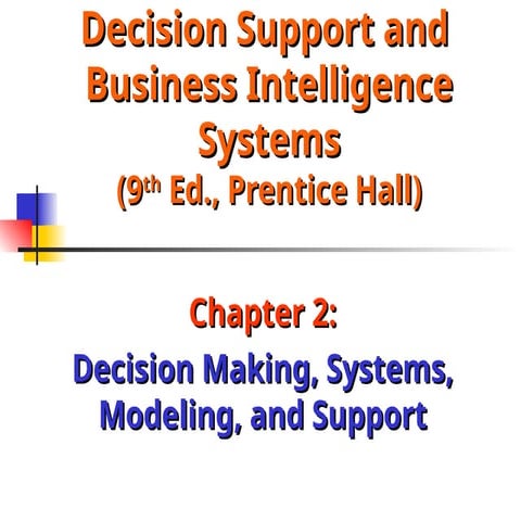 Simon’s model for Decision Making Process | PPTX