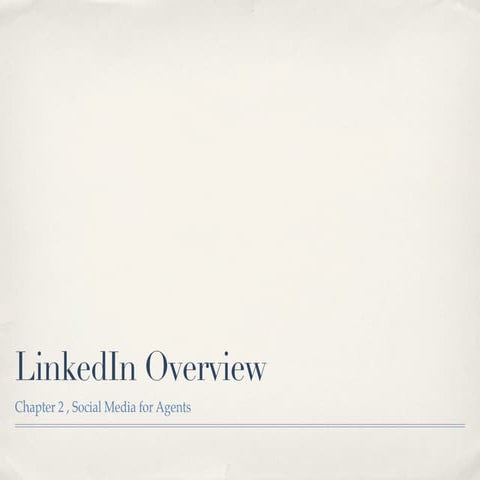 Chapter 2: LinkedIn for Agents | KEY