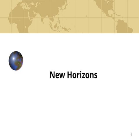 New Horizons in Business environment....