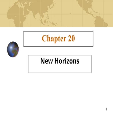 new horizons in international business..