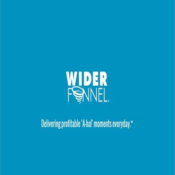 Chris Goward - Strategy - Conversion Hotel 2015