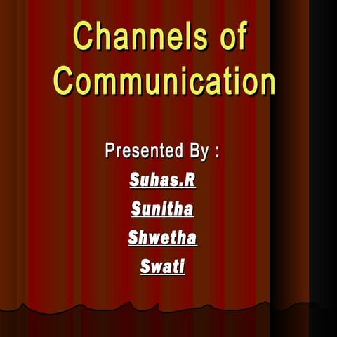 types of communication