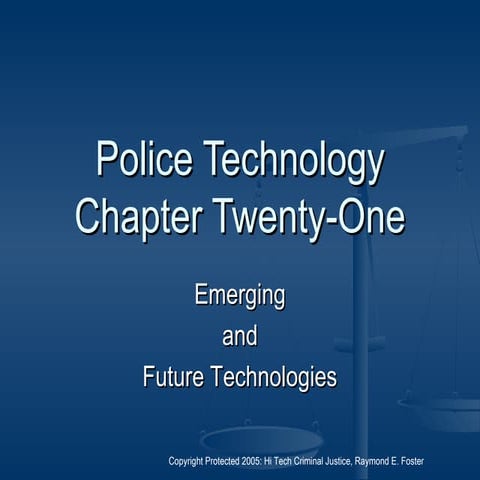 Emerging and Future Technologies