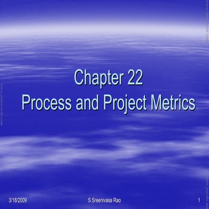 SOFTWARE ENGINEERING UNIT 6 Ch22