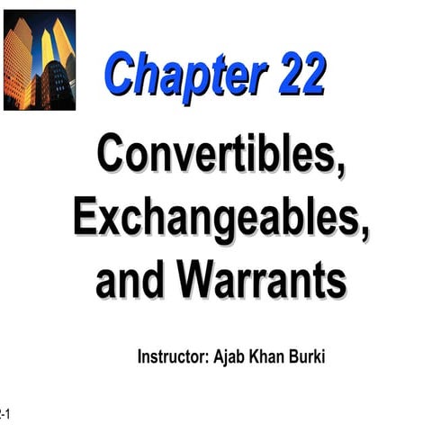 Financial Management Slides Ch 22