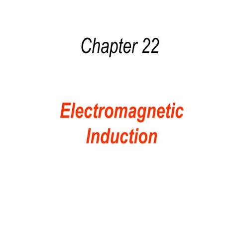 electromagnetic induction