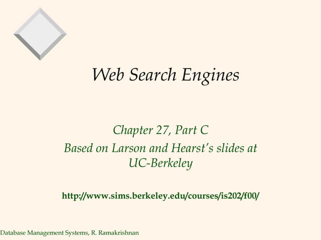 Web Search Engine