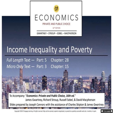 Income Inequality and Poverty | PPT