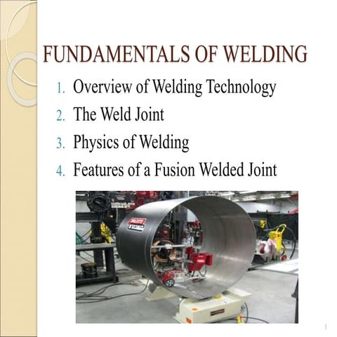 Fundamentals of Welding