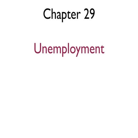 Eco 202 ch 29 unemployment | PDF