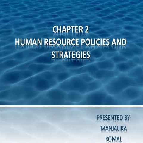 Ch2 Human Resource Policies and Strategies