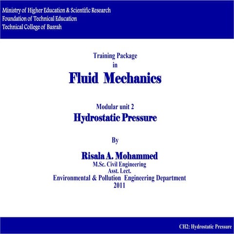 Hydrostatic pressure