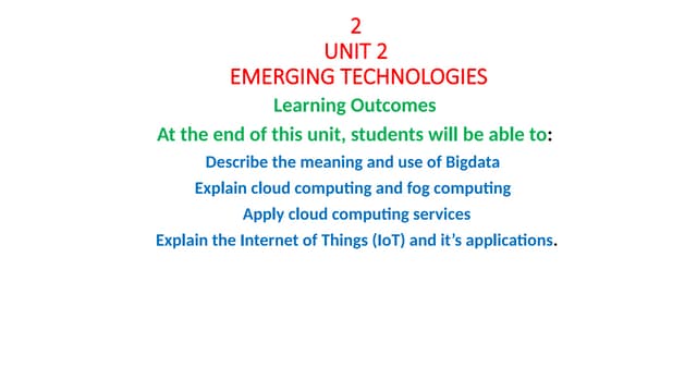 Introduction of information technology with the emerging technology