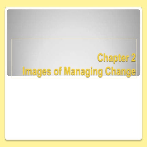 Ch 2 images of managing change