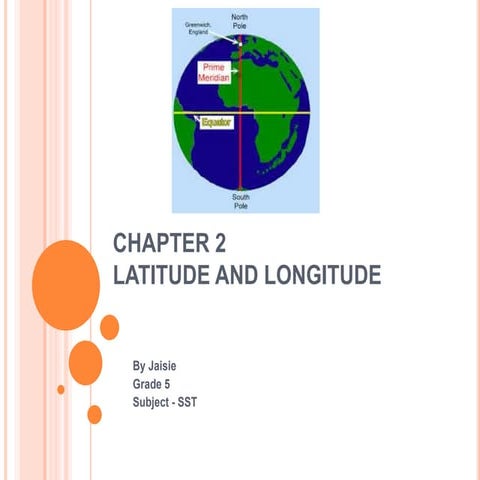 Ch 2 latitude and longitude