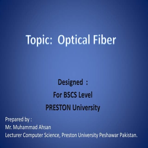 optical fiber communication system