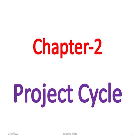 Project cycle | PPTX
