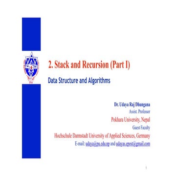 Introduction to stack | PPTX