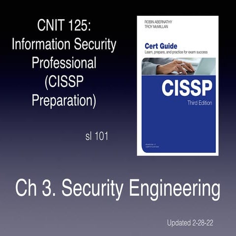 3. Security Engineering
