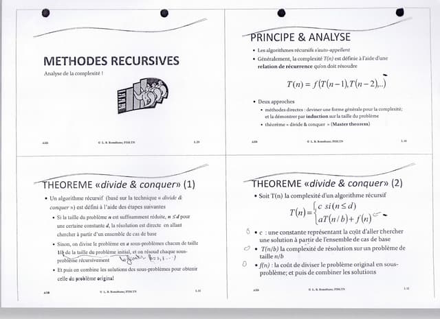 Ch3 Algorthmique Avancée - Méthodes Récursives