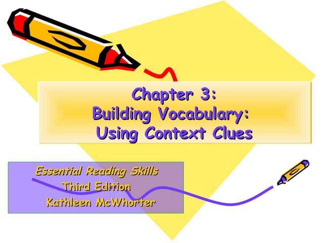 Building Vocabulary Using Context C...