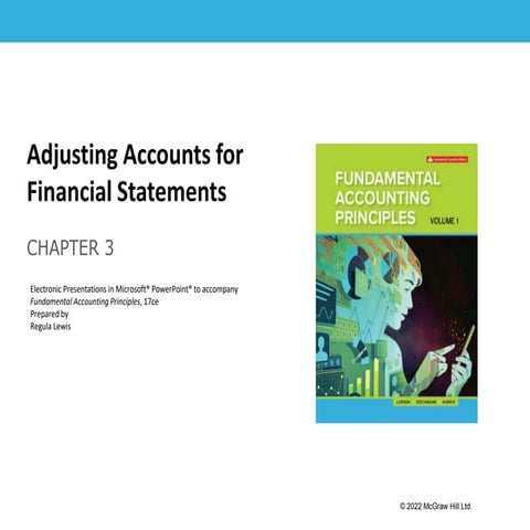 adjusting accounts for financial statements | PPTX