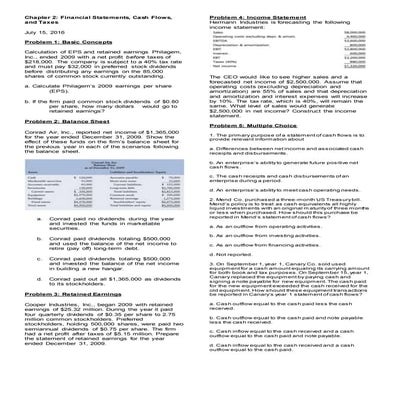 Ch 3 Problem Solving Quiz