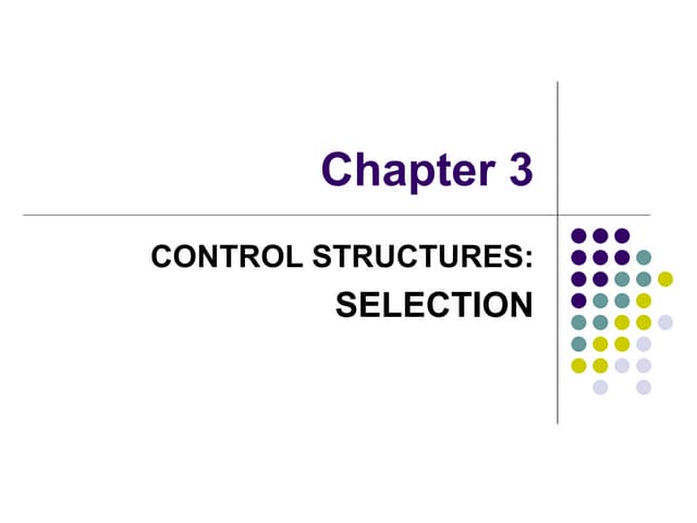 Ch3 selection