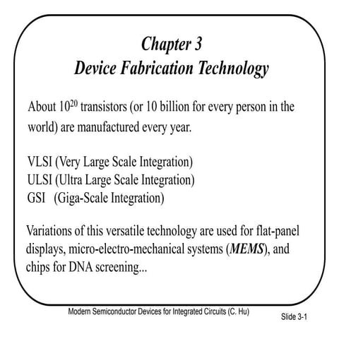 Ch3 lecture slides Chenming Hu Device for IC