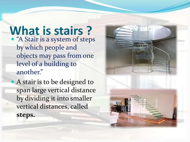 Ch3 stair cont..