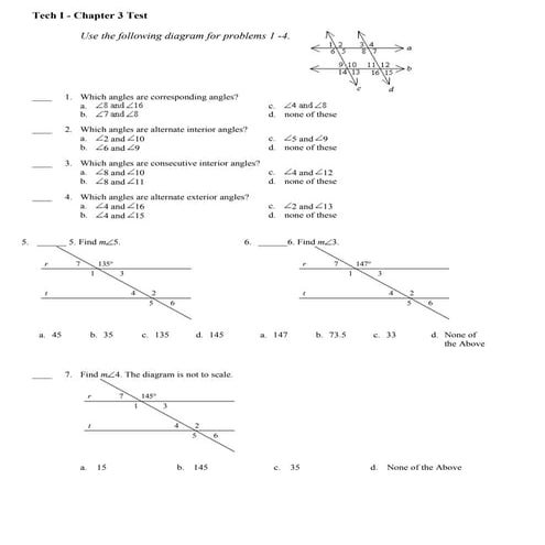 TechMathI - Ch3 Test Part1