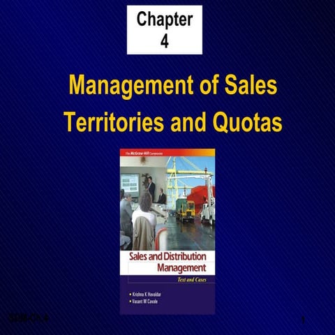 Ch4 management of sales territories and quotas | PPT
