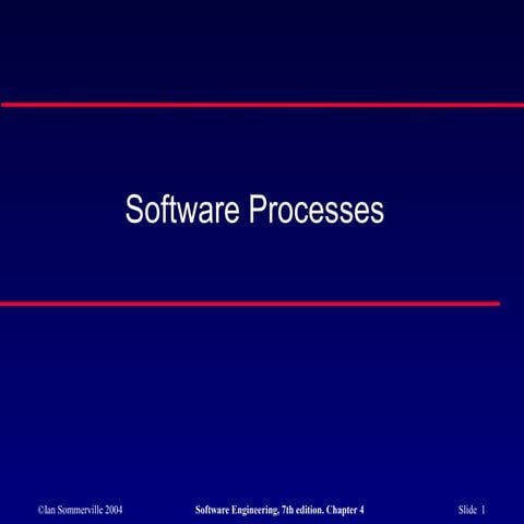 Software Processes 